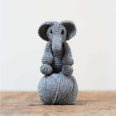Bridget the Elephant (Beginner) Mini Crochet Kit - Toft