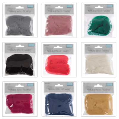 Wool Roving-  Needle Felting- Trimits - 10g