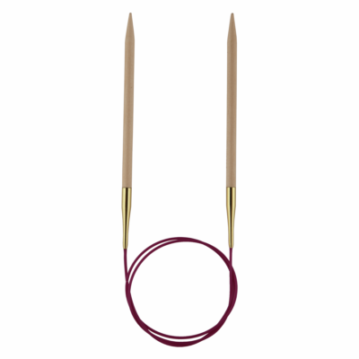 Knitting Needles - Fixed Circular - Wood & Metal