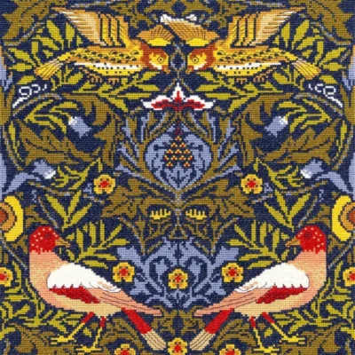 Bird - William Morris - Counted Cross Stitch Kit - Bothy Threads