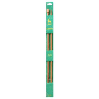 Knitting Needles - Straight Single Ended - Bamboo