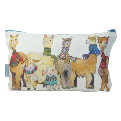 Alpaca & Friends - Zip Up Project Bag -  Emma Ball