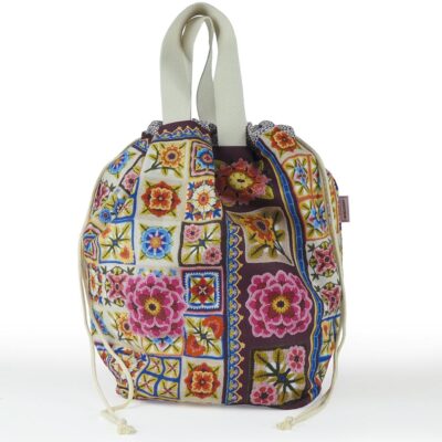 Spirit of Flora - Large Drawstring Project Bag - Emma Ball