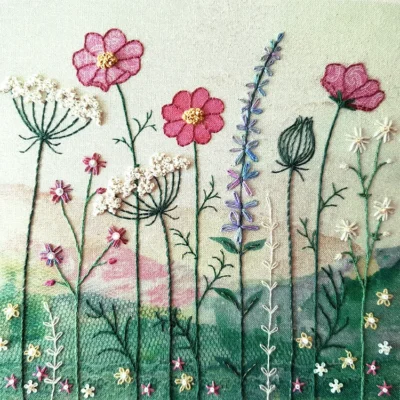 Summer Hedgerow - Embroidery Kit - Beaks and Bobbins