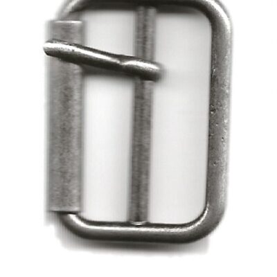 Chrome Metal Buckle with Prong (Inside bar length 33mm)
