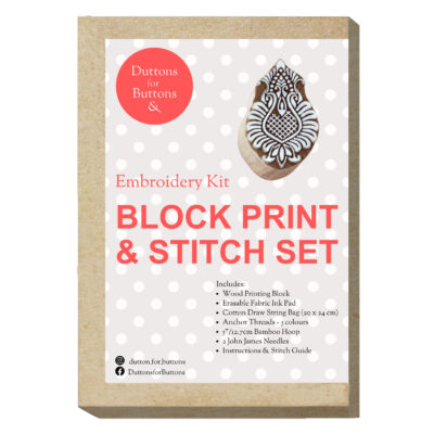 Block Print & Stitch Set - Duttons Exclusive - Botanics No.4